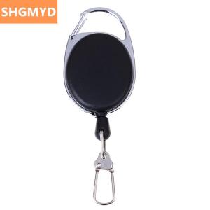 [COD] SHGMYD 1 Pcs Recoil extendable key chain ring clip pull keyring retracting
