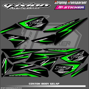 VIXION OLD (COD) STIKER STRIPING MOTOR YAMAHA VIXION OLD - STIKER LIST GRAFIK SIMPLE WARNA VARIASI DESAIN RACING HOLOGRAM DAN TRANSPARAN BISA COD IP.KODE-312