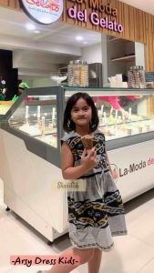 dress anak pesta murah - ARSY DRESS KIDS TENUN / dress anak tenun troso / gaun anak / baju anak tenun / baju anak murah