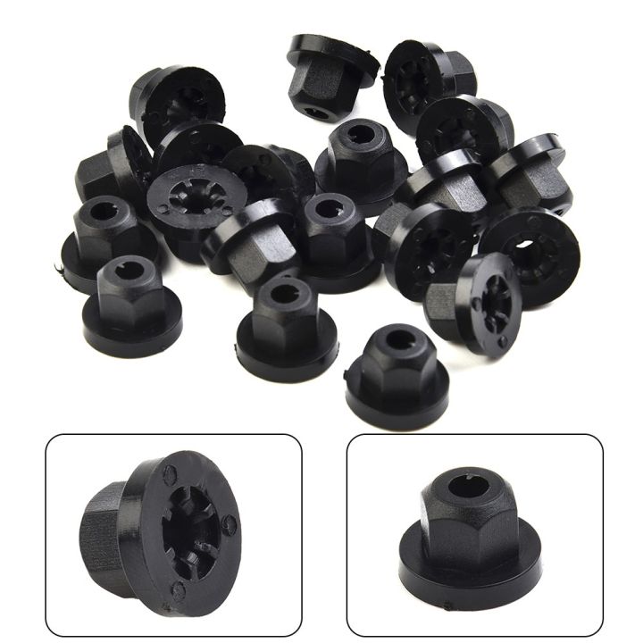 Car Plastic Nut Bolt Nut E36 E39 E46 E60 E90 E91 X3 With Ring 20pcs/Set