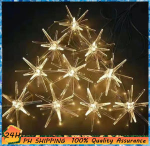 10PCS Wedding Ceiling Decoration Lamp Sea Urchin Chandelier Crystal Luminous Transparent Bird Warm Light Wedding Scene Layout Props