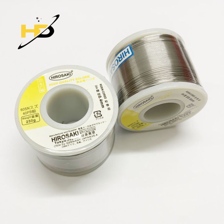 Thiếc Hàn HIROSAKI Sn60/40 Cuộn 250G Dùng Trong Sửa Chữa Hàn Mạch Điện ...