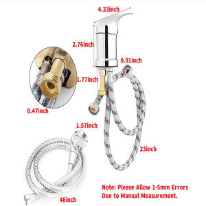 Salon Shampoo Bed Faucet Shower Head with Hose Salon Bath Bowl Sink Faucet Kit