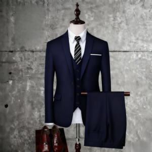 Local Delivery Suit Men Business Casual Interview Work Professional Slim-fit Suit Wedding Dress