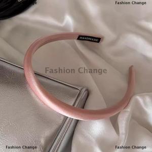 [COD] Fashion Change Vintage Solid Cream Color Hairband Satin Silk Hair Bands Headwear For Women Girls Fashion Hair Hoops Headbands Hair Accessories
