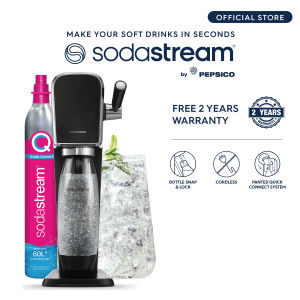 SodaStream ART Black Sparkling Water Maker Soda Maker Soft Drink Maker