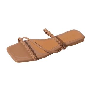 Sak.footwear Womens Simple Style Flat Sandals Summer Spring Break Easter Vacation AK-30