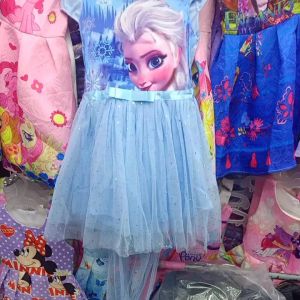 new design elsa tutu dress with long cape for girls2-7yrs old