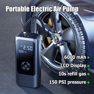 เครื่องอัดอากาศกับความดันปิดอัตโนมัติไฟ 12VDC 150 PSI สำหรับการตรวจสอบรถยนต์ รถจักรยานบอล น้ำมัน 60 ล้อ