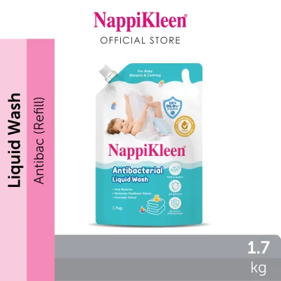 Nappikleen Anti-Bacterial Baby Liquid Wash Refill Pouch 1.7kg