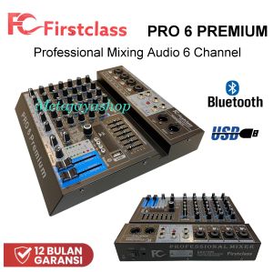 Mixer Audio Firstclass Pro 6 Premium 6 Channel Original