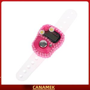 Miễn phí vận chuyển✨ Lấp lánh rhinestone hoa ngón tay truy cập 6 màu sắc resettable Tally Clicker cho đan tập thể dục thói quen cầu nguyện