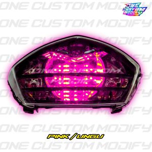 Lampu Rem LED Mio Soul GT 8 10 Mode Running Otomatis Manual Bonus Lampu Depan BullAes Lampu Sein T10