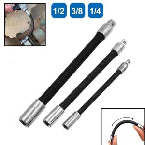 YANGS Hex Shank Power Tools Socket Extension Rod Ratchet Wrench Extender Wrench Extended Hand Tool Drive Adapter Extension Connective Rod Drive Socket Extension Bar Adapter Flexible Extension Rod
