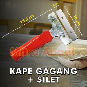 Kape Gagang + SILET / Scraper / Pengerok Cat / Putty Knife 155 cm