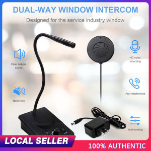 DAYTECH Window Speaker System Window Intercom System Loud SpeakerNo Noise Interference2 Way Bank SpeakerSchool Intercom System for RestaurantTicket Window Office WI08