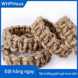 WHPHous Cổ điển gai dây rèm khóa clip tie trở lại Rèm dây đeo tay dệt Twist thắt nút Rèm chủ Tieback trang trí nhà