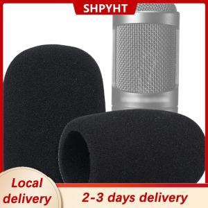 [COD] SHPYHT Local delivery Ship within 24 hours 1PC AT2020 Mic Windscreen CoverWindproof Foam Pop Filter for Audio Technica ATR2500 AT2035 AT2050 AT4040 Microphone Windshield