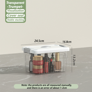 DDG Handheld Transparent Storage Box Thickened Plastic Household Large Capacity Clothes Snacks Toys Miscellaneous Items Transparent Storage Box 透明收纳箱