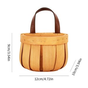 【SunnySpace】ตะกร้าแขวนผนัง ตะกร้าเก็บของ แฮนด์เมด ตะกร้าเก็บหัวหอม กระเทียม ขิง ดอกไม้ สําหรับห้องครัว