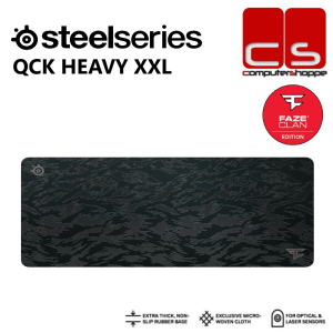 SteelSeries QCK HEAVY Faze Clan Edition Cloth Gaming Mouse Pad