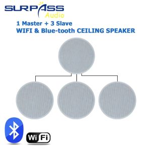 4-piece bluetooth wifi ceiling speakers powerful sound quality built-in digital class d music player spk active ceiling
