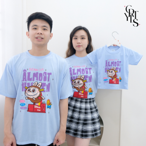 Carotyles Baju Atasan Kaos Couple Keluarga Family Wanita Anak Perempuan Laki Laki Pasangan Oversize Jumbo Lengan Pendek Panjang Korean Style Terbaru Labu Hallow