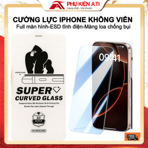 Kính cường lực không viền iphone 16 pro max 17 Pro max 16 plus 15 plus 15 pro max 14 pro max 13 xs max 11 12 13 [KV]