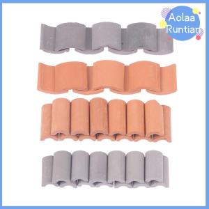 Aolaa 60Pcs Mini Roof Tiles For Landscaping Miniature Tiles For Dollhouse 1/16