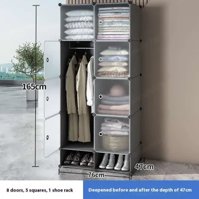 Storage Cabinet Simple Wardrobe Single Person Dormitory Storage Cabinet Hanging Wardrobe