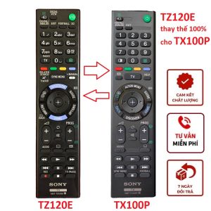 Điều khiển tivi sony RMT-TZ120E hàng sịn thay thế hoàn toàn cho RMT-TX100P tương thích các dòng tivi 43W800C 50W800C 55W800C 40W800C remote sony tx100p điều khiển từ xa tivi