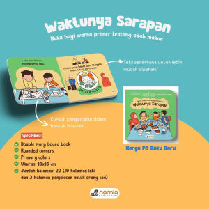 Buku Cerita Anak Baby Books Set Malam Hari Sebelum Tidur Dan Waktunya Sarapan 2 Buku Penerbit Namla