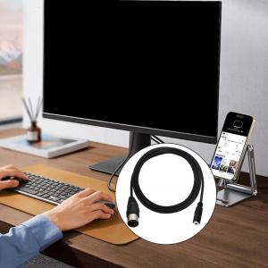 Male to Female Cable Adapter DIN 5 Pin to 3.5mm Cable Sound Extension Cable Connector for Headphone Sound Card