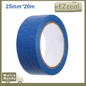 10/25/50mm 20m Blue Masking Tape Painting Paper Tape Practical Diy Traceless Tape