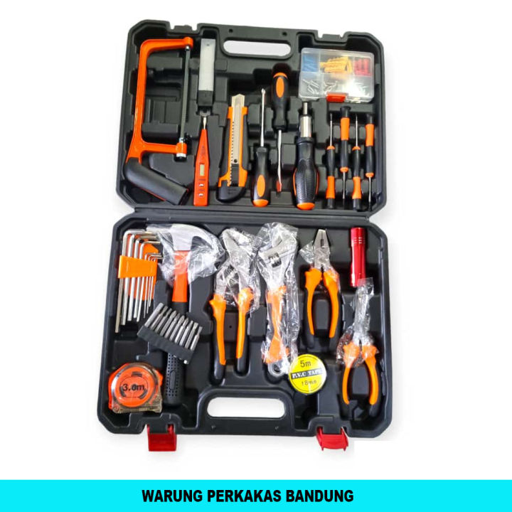 AUTO Hand Tool Set / Tool Kit Set / Toolkit Toolbox Set 102 Pcs IKURA ...