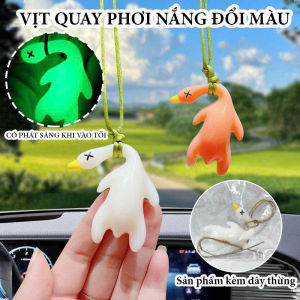 Đồ Chơi Vịt Quay Đổi Màu Trang Trí Quà Tặng Bất Ngờ Cho Bé Móc Khóa Mô Hình Vịt Nướng Đáng Yêu Hottrend