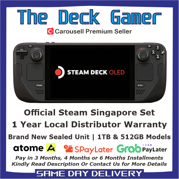 小傷有】steamdeck oled 1TB / micro sd 512GB