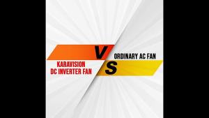 Karavision KVDCDF-1624 DC Inverter 16" Desk Fan (Round)