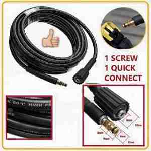 5M 10M 20M Water Jet Hose Compatible For Karcher K1 K2 K4 K5 K2050 K2350 K2360 Premium Full Control Pressure Washer Replacement Hose