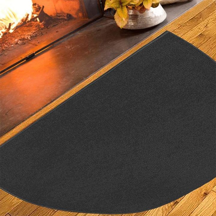 Fireplace Hearth Rug, FlameResistant Mat for Hearth Chimney, Half Layer Fiberglass Fire
