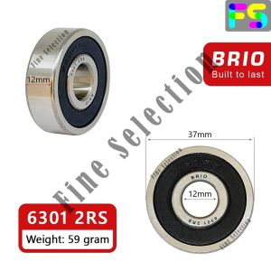 BRIO BEARING 6301-2RS 1pc BANTALAN LAHER KLAHER