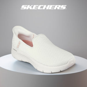 Skechers สเก็ตเชอร์ส รองเท้าผู้หญิง Women GOwalk Flex GOwalk Shoes - 124963-OFWT - Air-Cooled Memory Foam