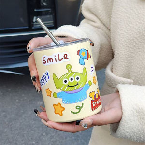 LVYIMAO จัดส่ง 2-3 วัน💥 500ml แท้งค์สแตนเลส 316 กระติกน้ําร้อนน่ารักสแตนเลสฉนวนถ้วย ความจุขนาดใหญ่ กระติกน้ำCute stainless steel insulated cup