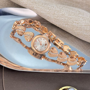 Womens Small Dial Wristwatch Female Bracelet Strap Quartz Watch For Women Golden Silver No Fade Daily Waterproof