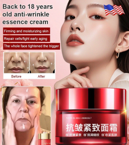 【FAMMY FAEY】Anti-Wrinkle Essence Cream Whitening Spot Cream Moisturizing Anti-Wrinkle Skin Rejuvenation Essence Cream Fade Acne Marks