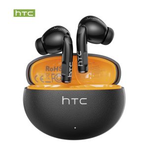 HTC NE29 In Ear ANC Noise Cancelling Bluetooth Earphones HiFi Stereo Wireless Earphones Comfortable Ultra Light Noise Cancelling Sports Waterproof