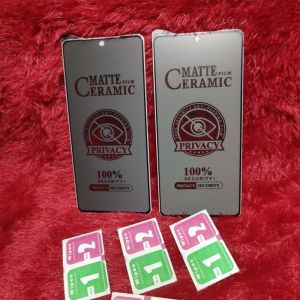 TG Tempered Glass Ceramic Spy Vivo Y36 Anti Gores Matte Privacy