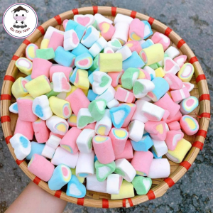 200G Kẹo Bông Gòn Marshmallow Bò Đội Nón