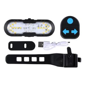 Wirelesses Remotes Control Bike Taillight USB Rechargeables Bicycles Indicators Rear Light Bicycles Turn Signal Light