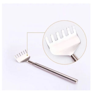 Telescopic Back Scratcher Stainless Steel Portable Adjustable Pen Clip Massage Tool